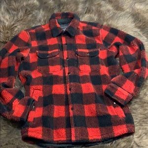 Levi’s buffalo plaid Sherpa jacket